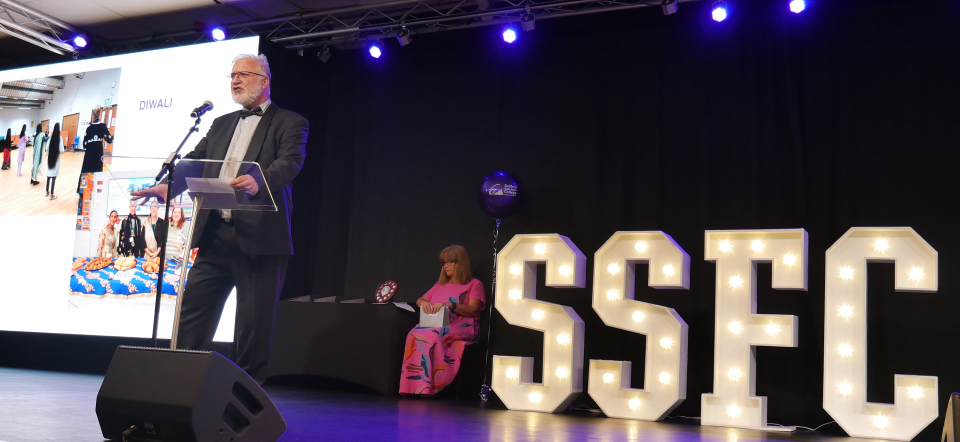Principal Martin Sullivan at the 2026 Solihull Sixth Form College Awards Evening